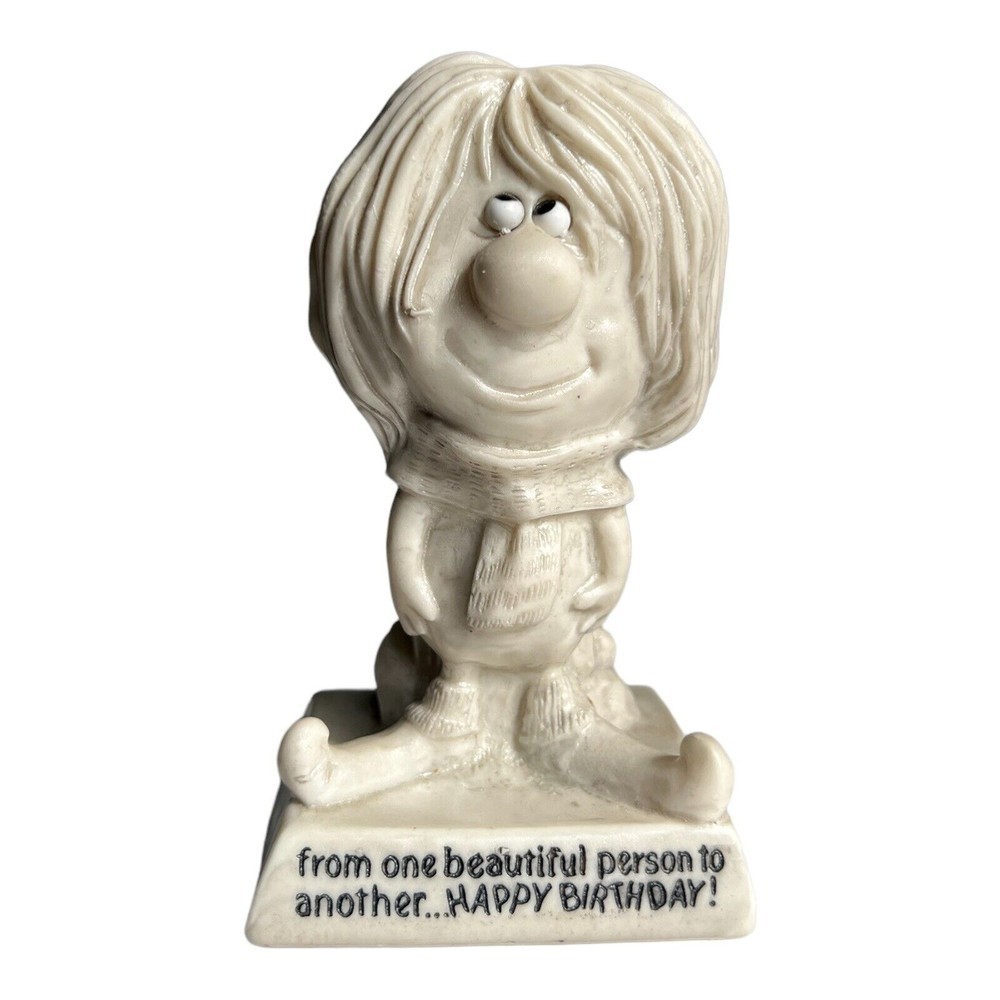 Russ Berrie & Wallace 1970 Novelty Statue HAPPY BIRTHDAY
